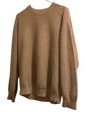Greg Norman Collection Men's Tan Crewneck Sweater